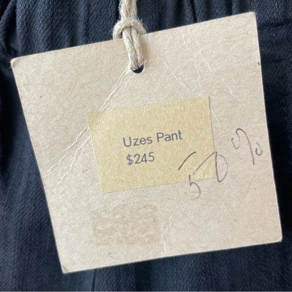 PIETSIE Drop Crotch Paper Bag Uzes Pant Black Harem Slouchy Slim Leg Crop XS - Picture 6 of 8